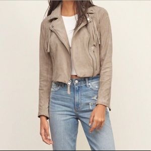 Abercrombie and Fitch Vegan Suede Tan Jacket